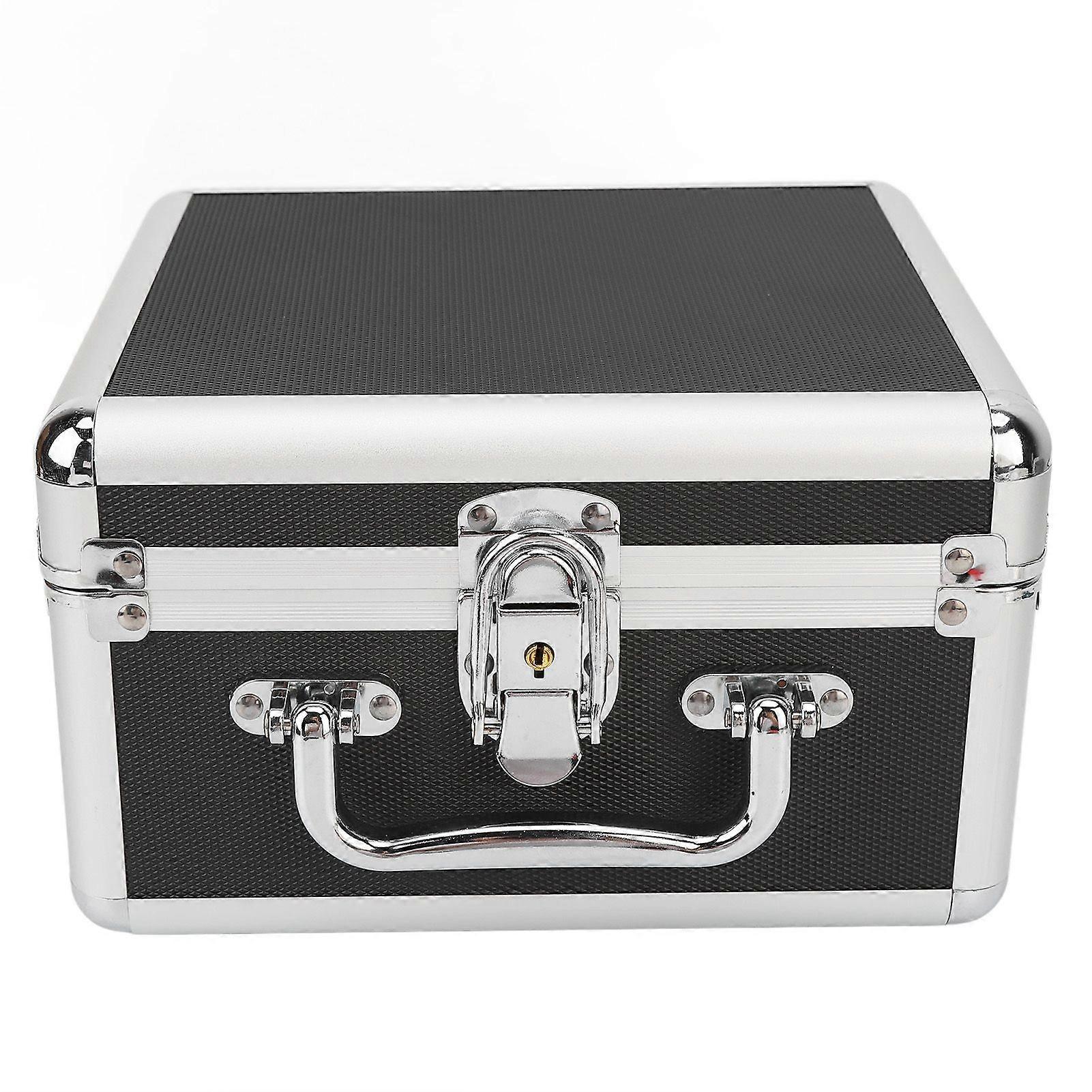 2.5in Hard Drive Storage Box 20 Bays Double Protection Convenient Handle Hard Drive Case with Security Lock for Home Office  (Not Inclube Hard Disk)