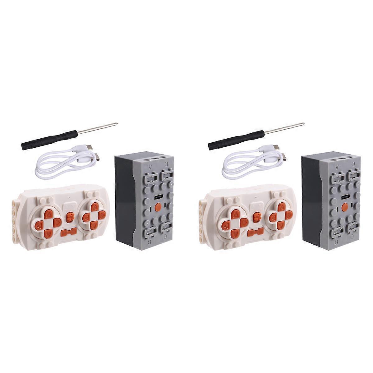 2X 2.4G Bluetooth Lithium Battery Power Pack APP Module DIY Building Blocks Bricks Remote Control Ki