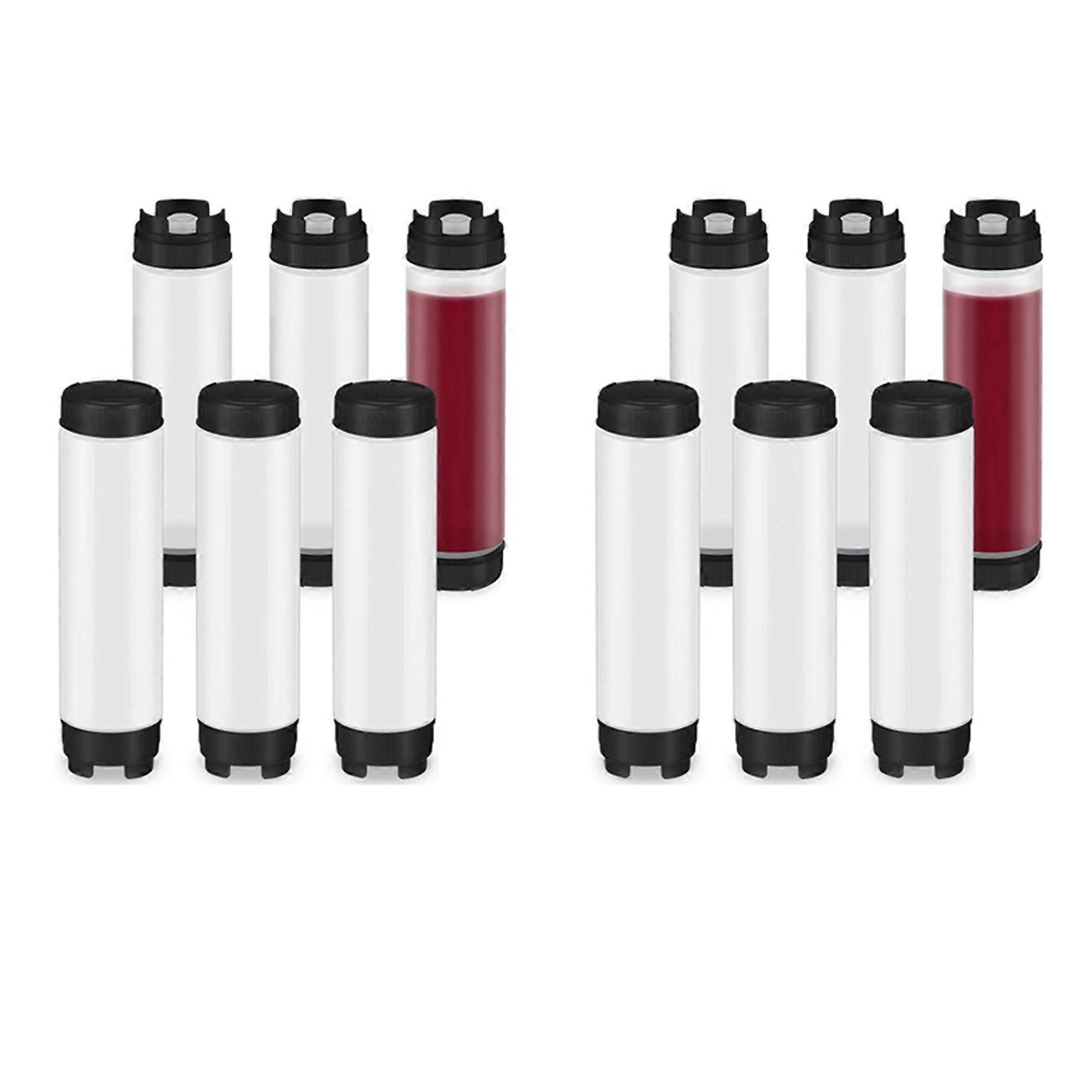 6 Pcs 16 Oz Condiment Squeeze Bottles Inverted Plastic Squeeze Bottle