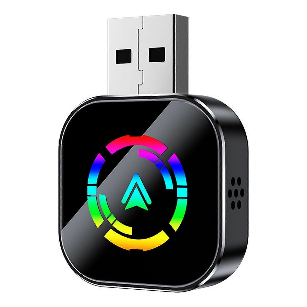 Wireless Carplay Android Auto AI Box Plug and Play USB Car Dongle