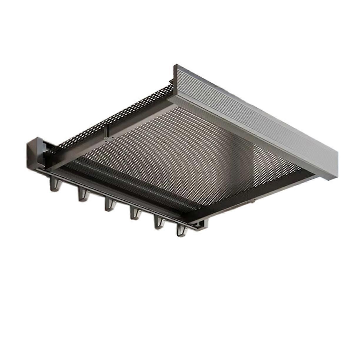 Wall Mounted Folding Storage Shelf, Retractable Clothes Drying Rack