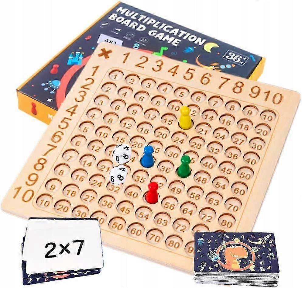 Board Game Multiplication Table, Learning To Count Zaxe
