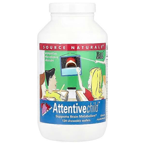 Source Naturals, Attentive ChildÃÂÃÂ¢ÃÂÃÂÃÂÃÂ¢, Sweet & Tart, 120 Chewable Wafers