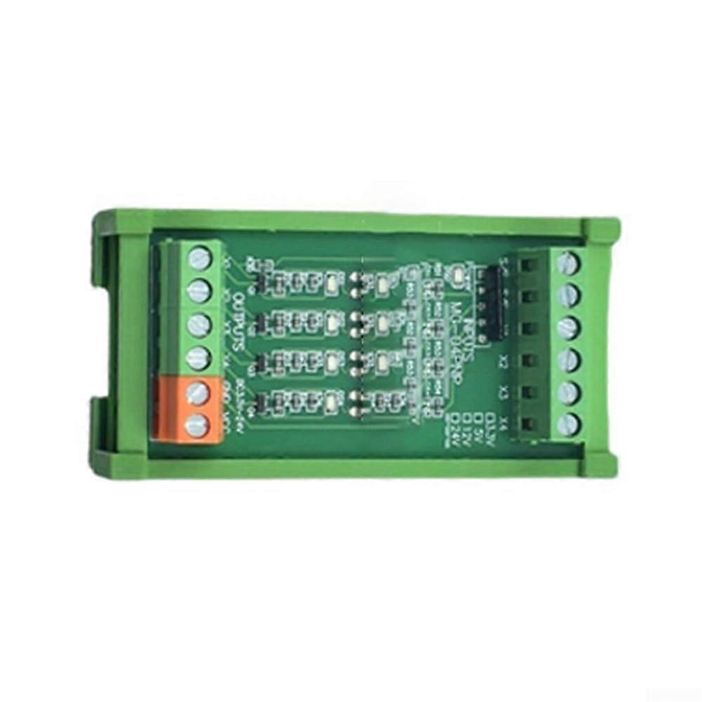 4CH NPN PNP Signal Converter Optocoupler Isolation 1.824V Input 3.324V Output 200mA Per Channel 1kHz FlameRetardant