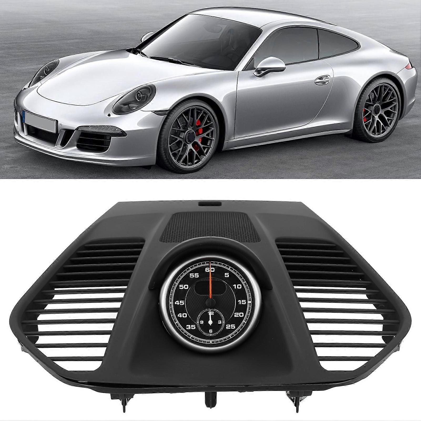 Instrument Panel with Stopwatch Dash Console Instrument Panel Upper Centerboard Cover for 911 2012 to 2018 Black 