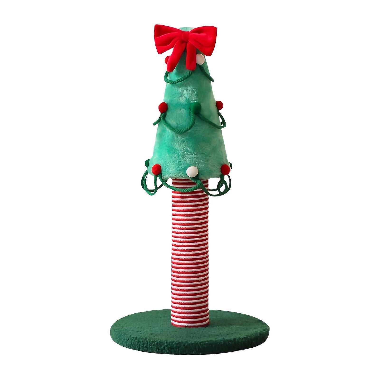 Cats Scratch Scratch Resistant Sisal Cartoon Kittens for Pet Indoor Christmas Tree Scratching Board Multicolor