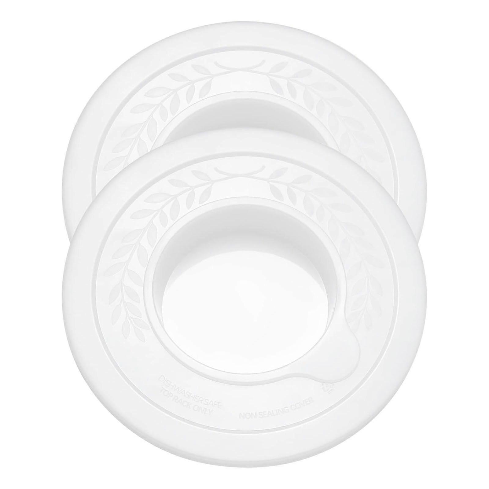 Pack of 2 Stand Mixer Accessories Bowl Lids Plastic Covers Prevent Food Splashing While Mixing Dough Cream or Sauces Multicolor