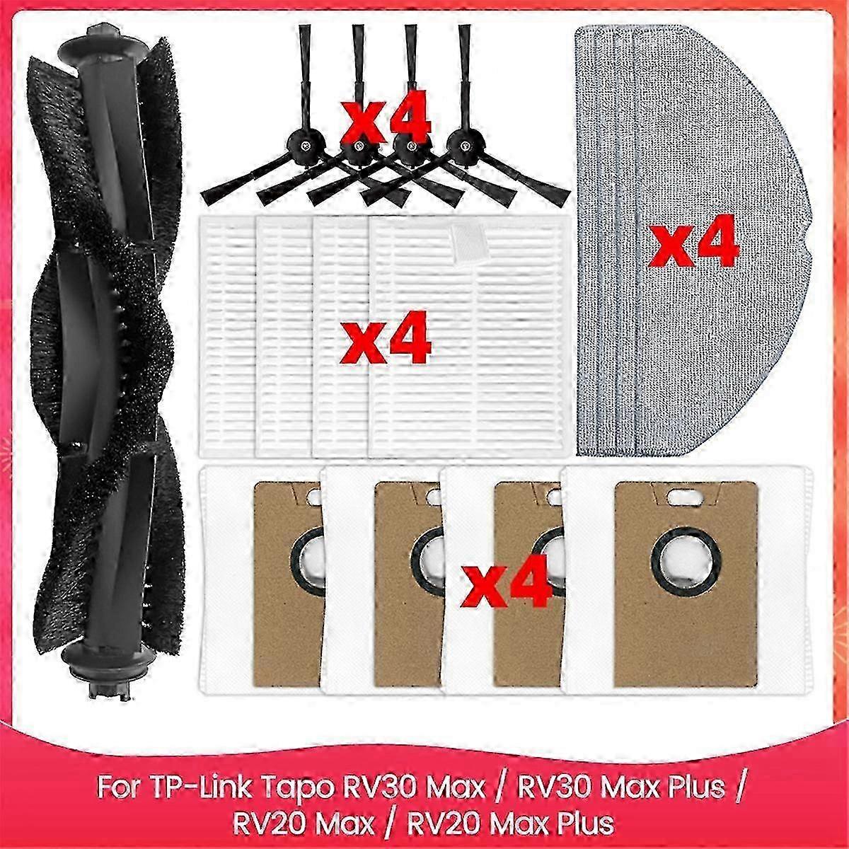 Kit de brosse et de filtre pour appareil TP-Link Tapo RV30 Max Plus