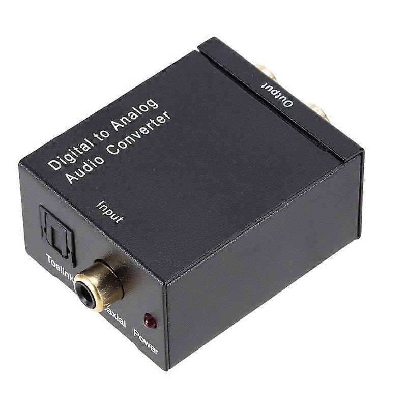 3.5 mm jack Digital Optical Coaxial To Analog RCA L/R Audio Adapter Converter