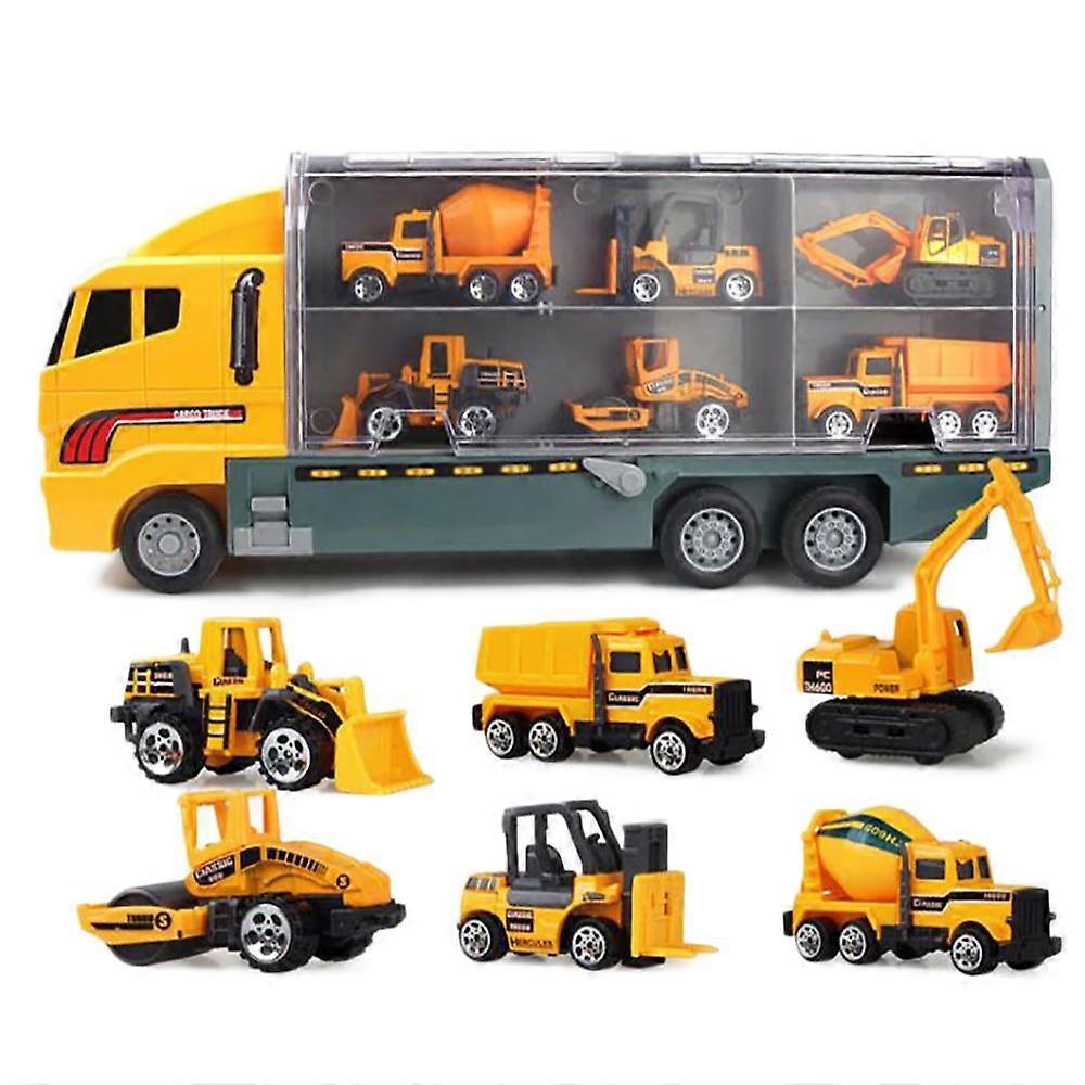 Engineering Vehicle Models Alloy Fine Workmanship Pull Back Construction Model Car Toys