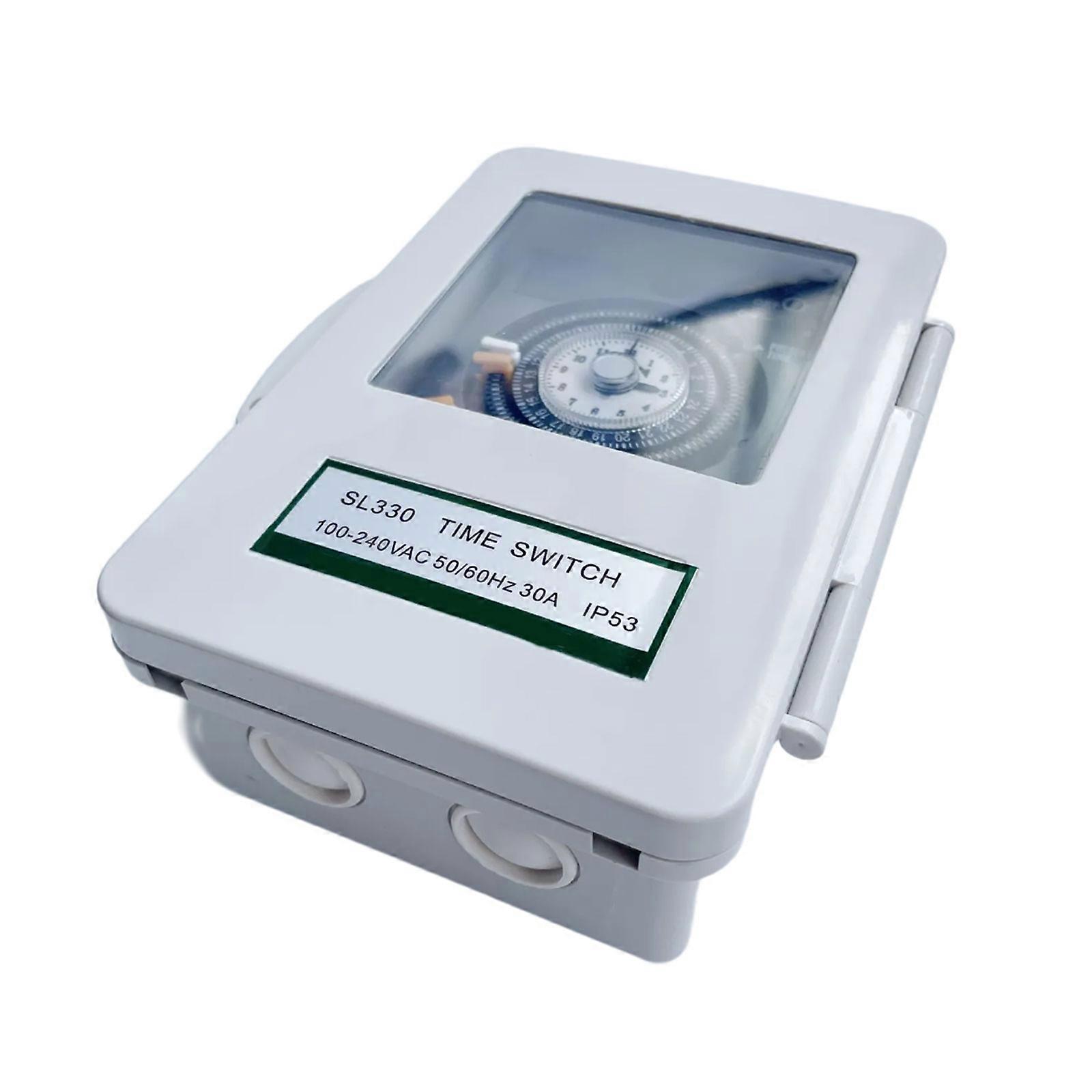 30A Mechanical Timer For Production Equipment Outdoor Signage And Temporary Event Installations Multicolor