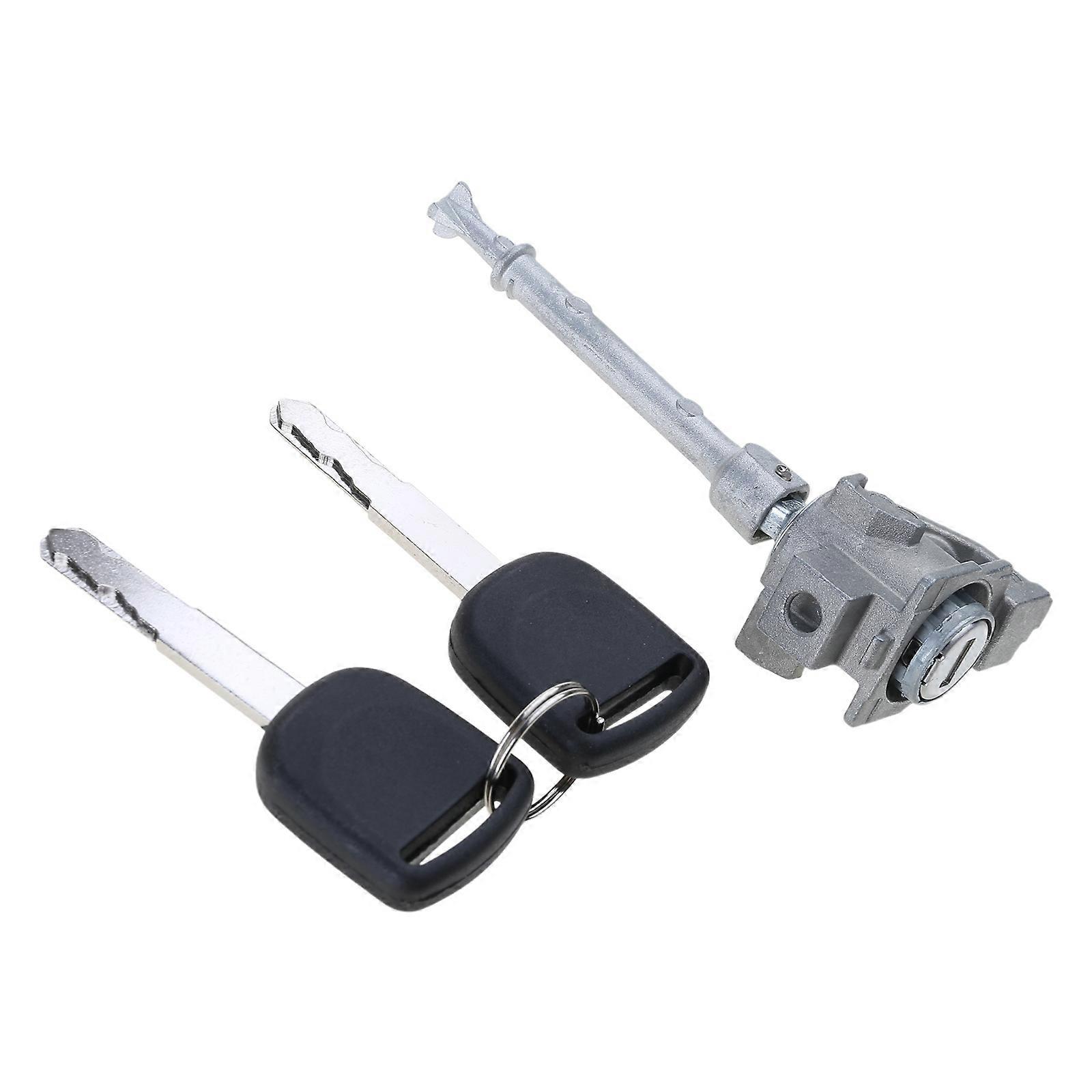 Replacements Front Left Door Lock Cylinder with 2 Keys High Security Front Left Door Lock Cylinder set for Vehicles Multicolor