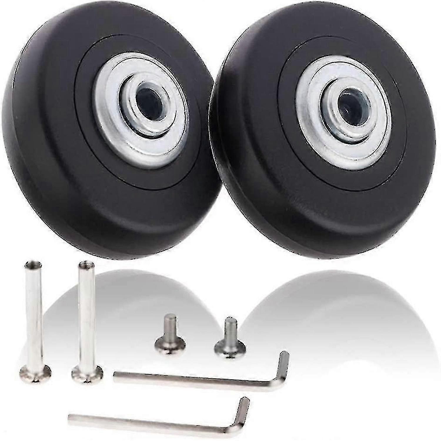 スーツケースホイール1組、<50×18mm>スーツケース修理キットに適しています