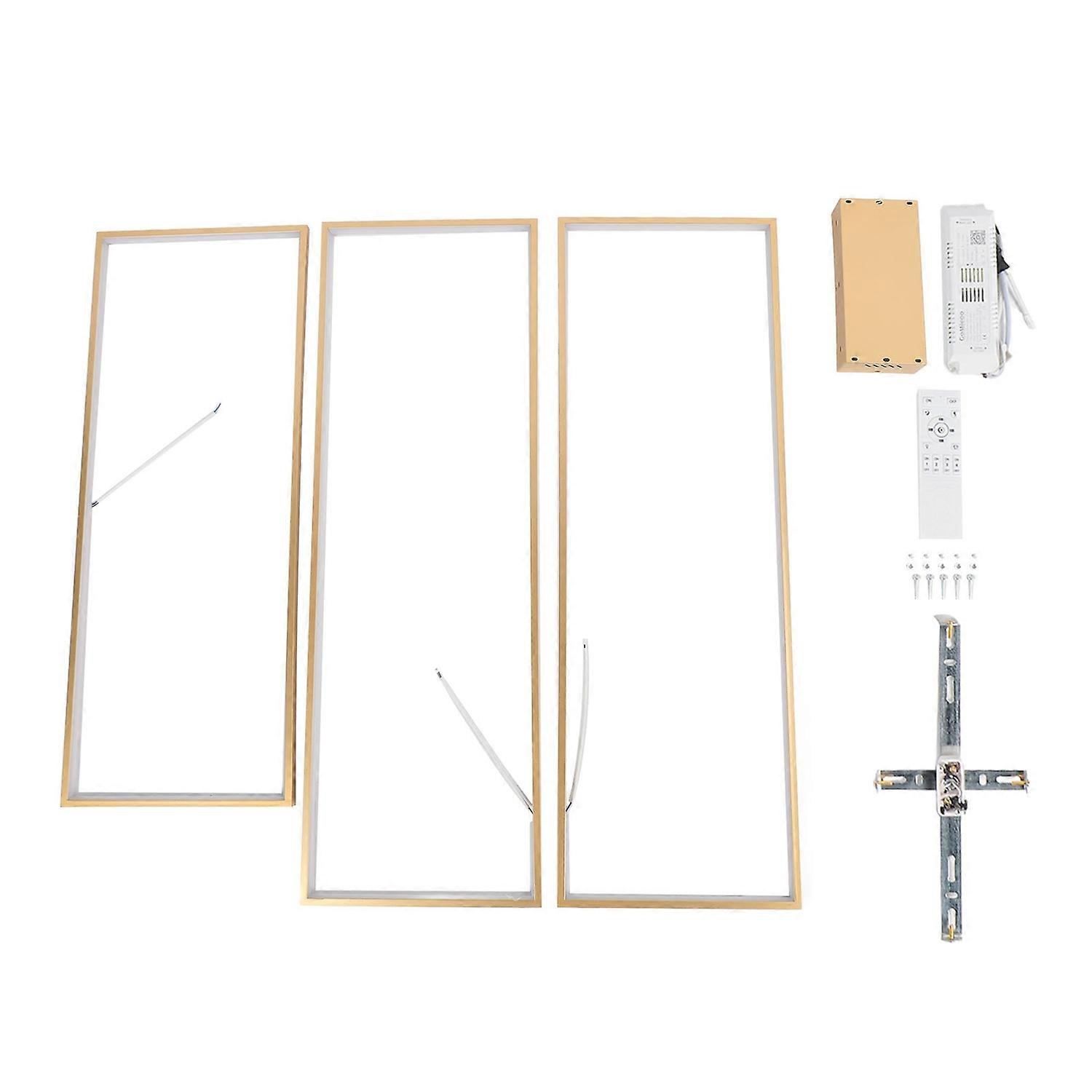 Modern LED Ceiling Light Fixture Stepless Dimming 3 Color Temperature Flush Mount Ceiling Lamp with 