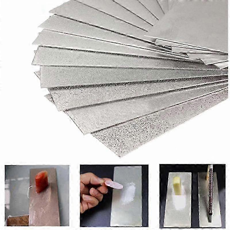 Thin Diamond Square Knife Tool Sharpening Stone Whetstone 80 - 3000 Grit