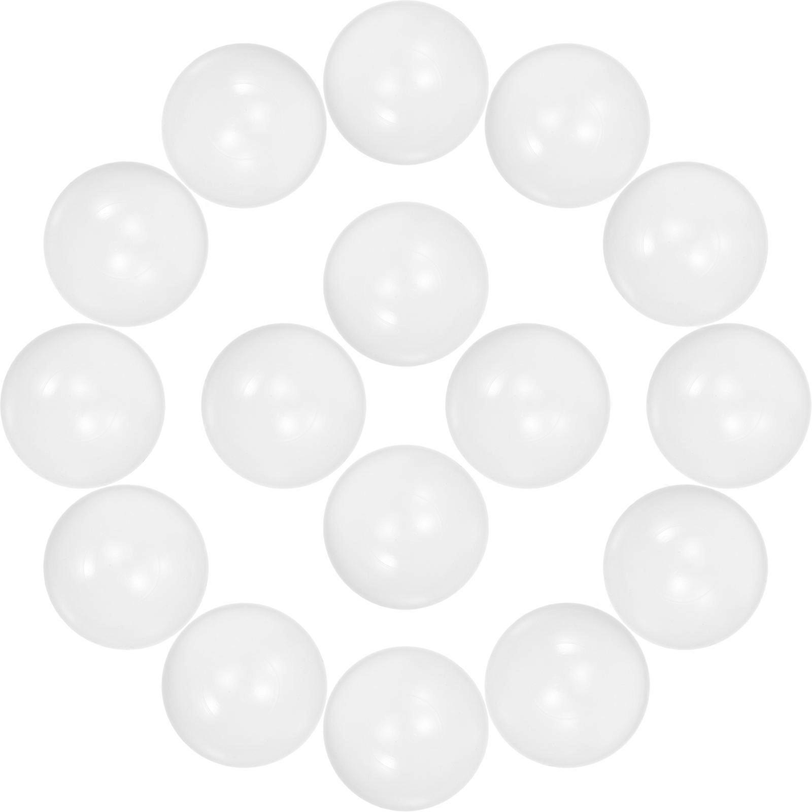 50Pcs Clear Round Playground Balls For Toddlers Summer Pool Play 6Cm Indoor Use Fun Balls