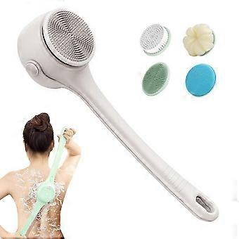 spinning massage brush with detachable shower heads