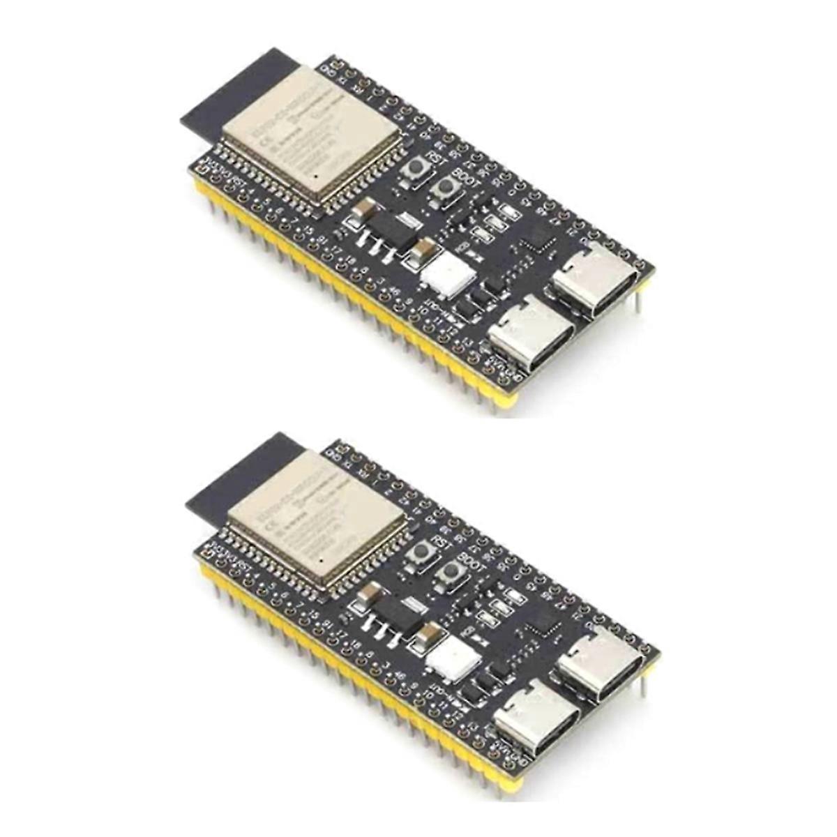 2Pcs ESP32-S3-N16R8-Soldered Dual Type-C Development Board