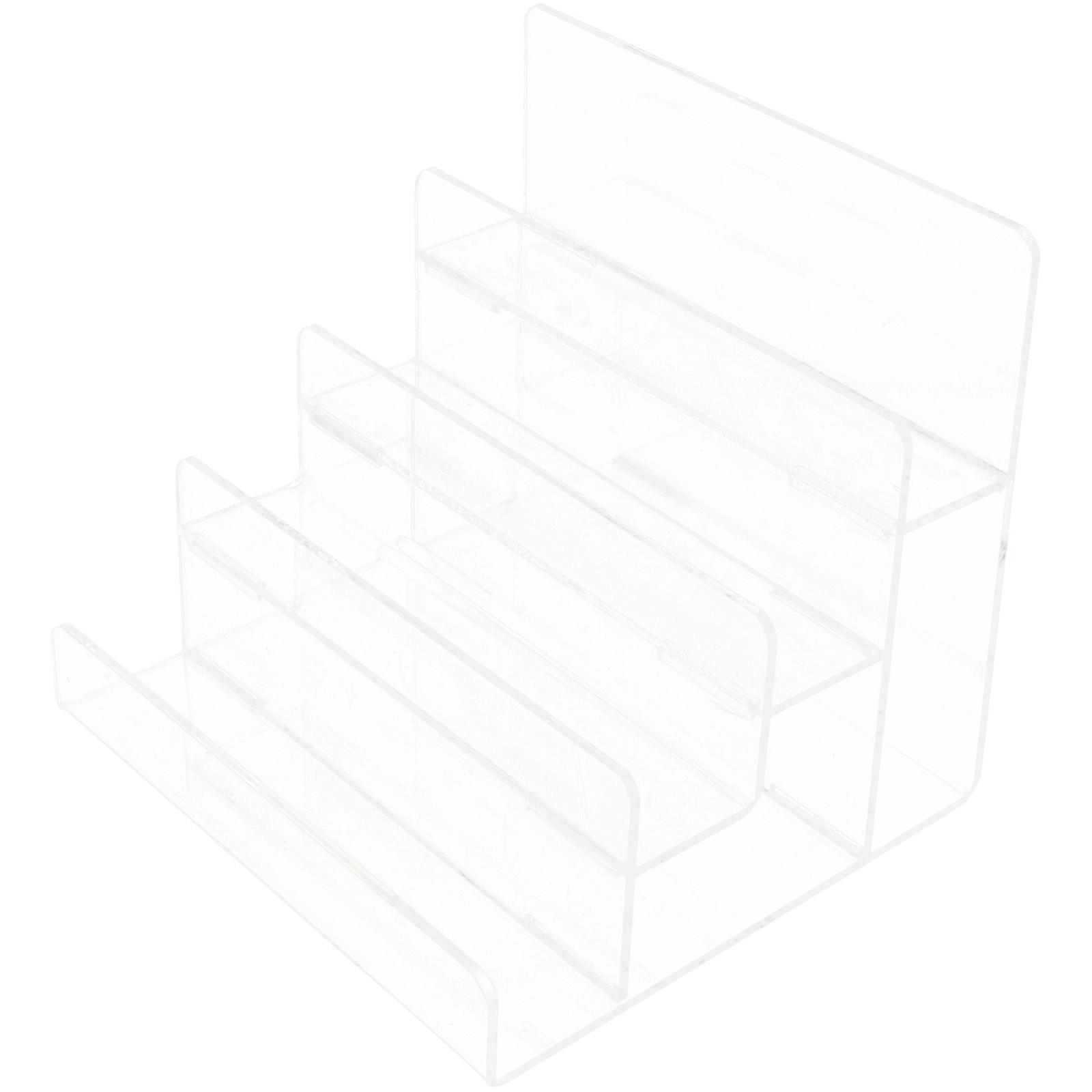 Wallet Display Bracket Ladder Shape Stand for Display 2Pcs White Holder