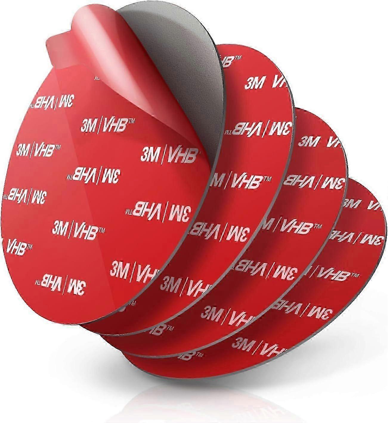 4pcs Sticky Adhesive Replacement 80mm for Dashboard Suction Cup Mount 3M VHB