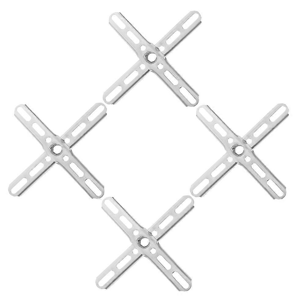 Light Fixture Mounting Bracket 8Pcs for Bathroom Lighting and Kitchen Lighting in Silver Iron