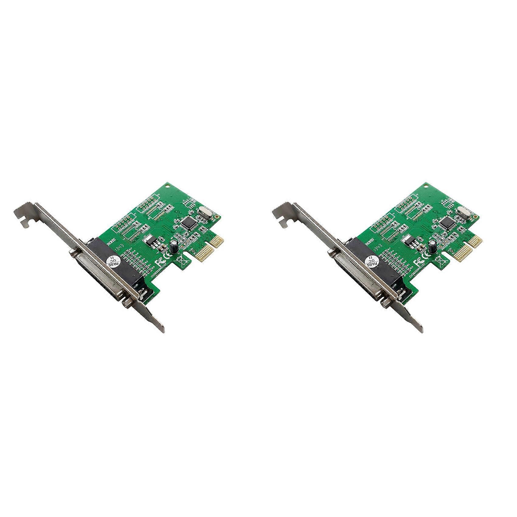 2X Controller Card ST38 PCIe X1 CH382L DB-25 Pin Industrial for LTP Print Terminal Multi-Function
