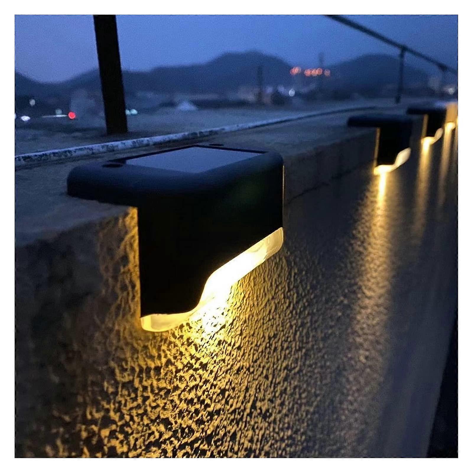 Solar Garden Lights LED IP65 Waterproof Pathway Deck Step Landscape Lighting with Smart Sensor