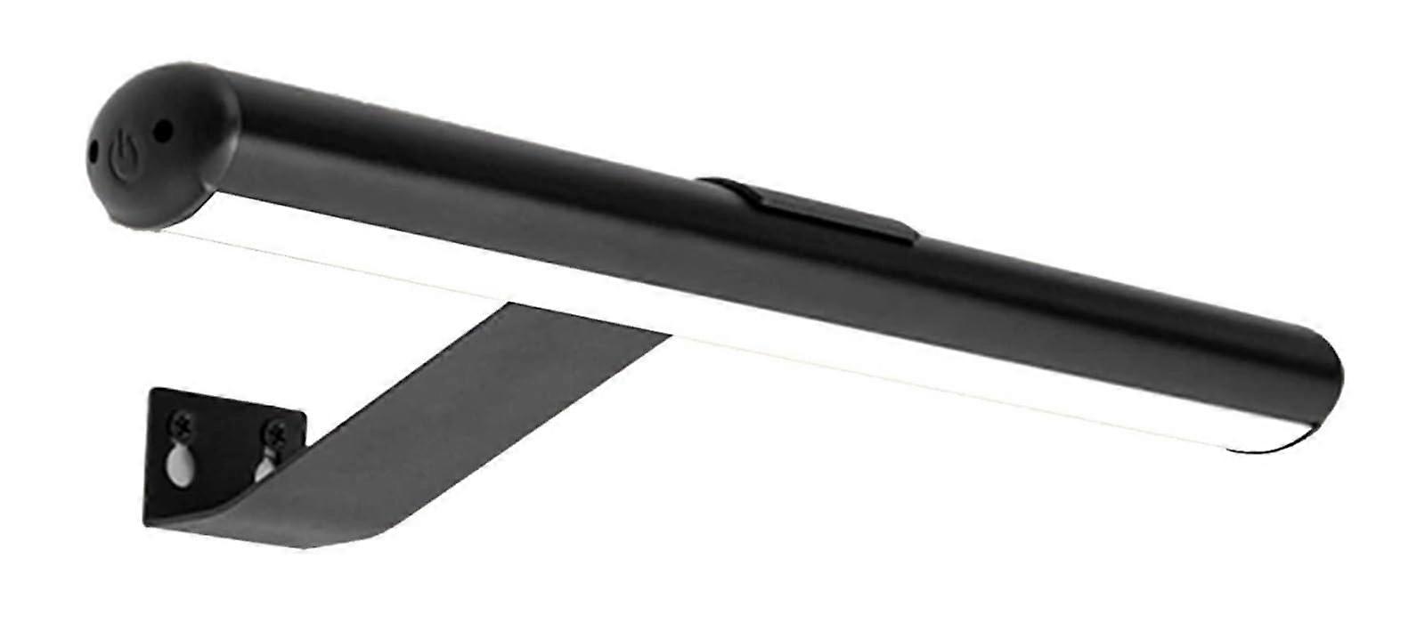 Picture Light with Wireless Remote, Rechargeable Battery, Black Warm White Art Display Wall Lamp