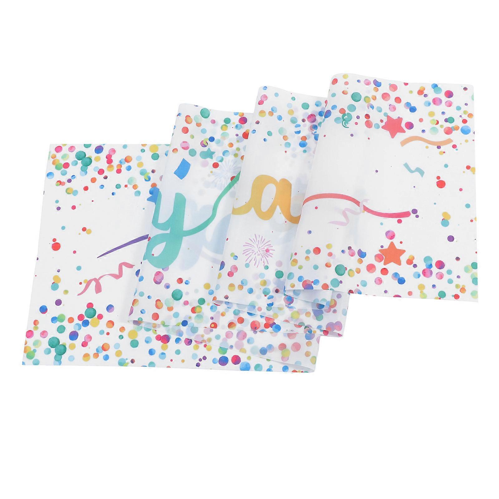 Mermaid Tablecloth Rectangular Tablecloth for Graduation Ceremonies White Polyester 1 Set