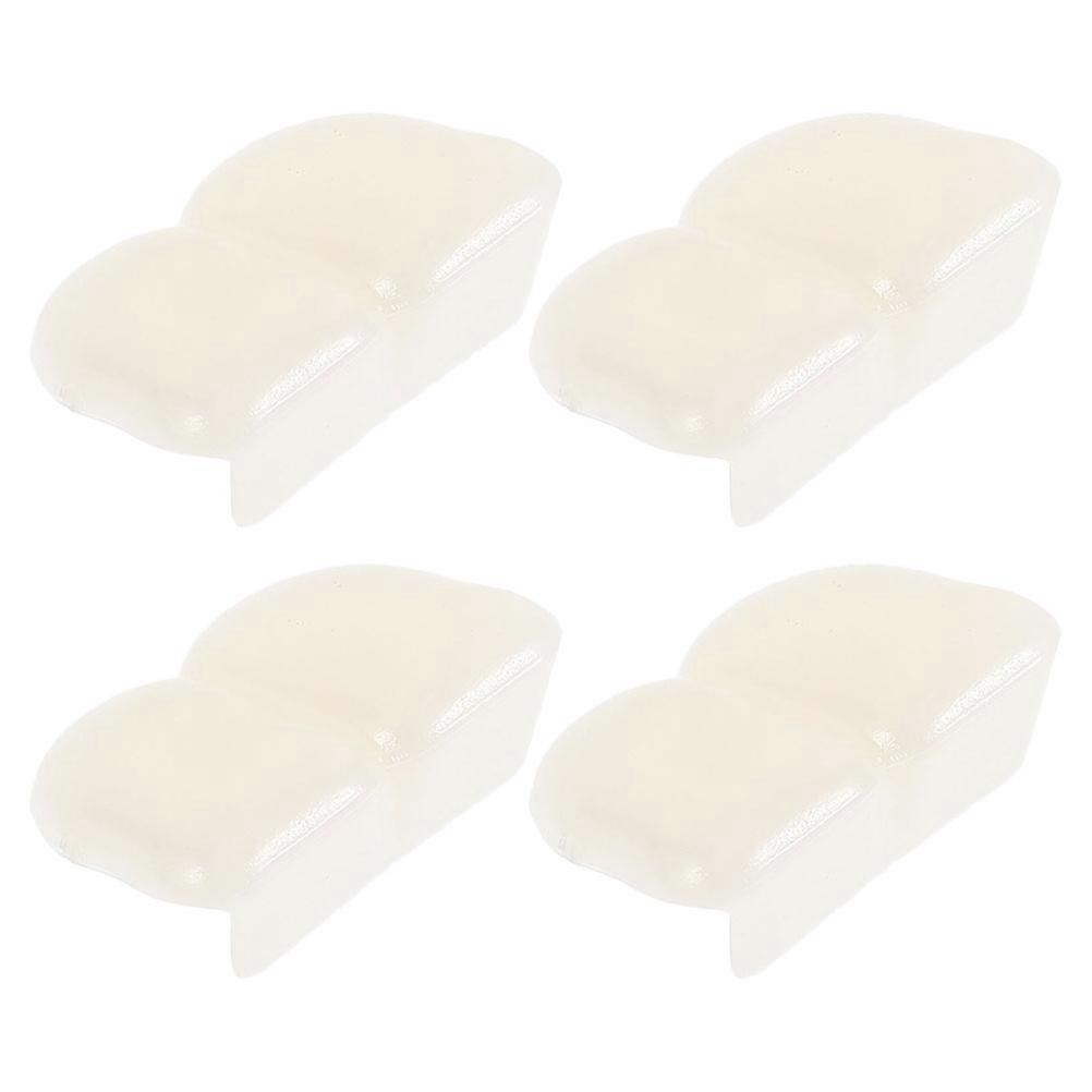 Bunny Rabbit Teeth Bulk for Halloween Rabbit Buck Prop 4Pcs White Resin