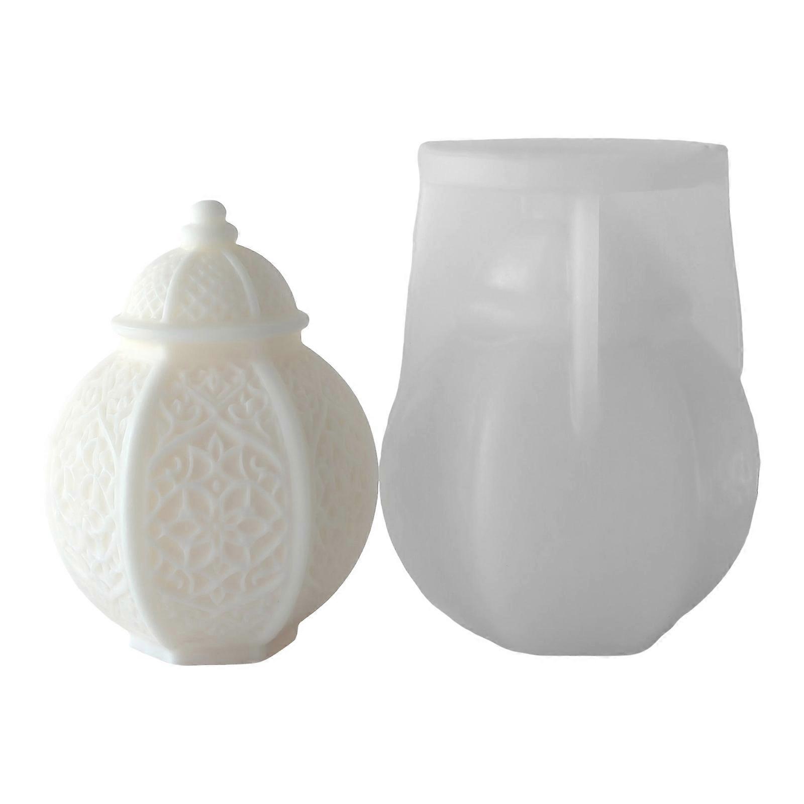 Lamp Embossed Silicone Molds Multipurpose Silicone Mould Easy Demodling for Resin Casting and Candle Soap Making  5485