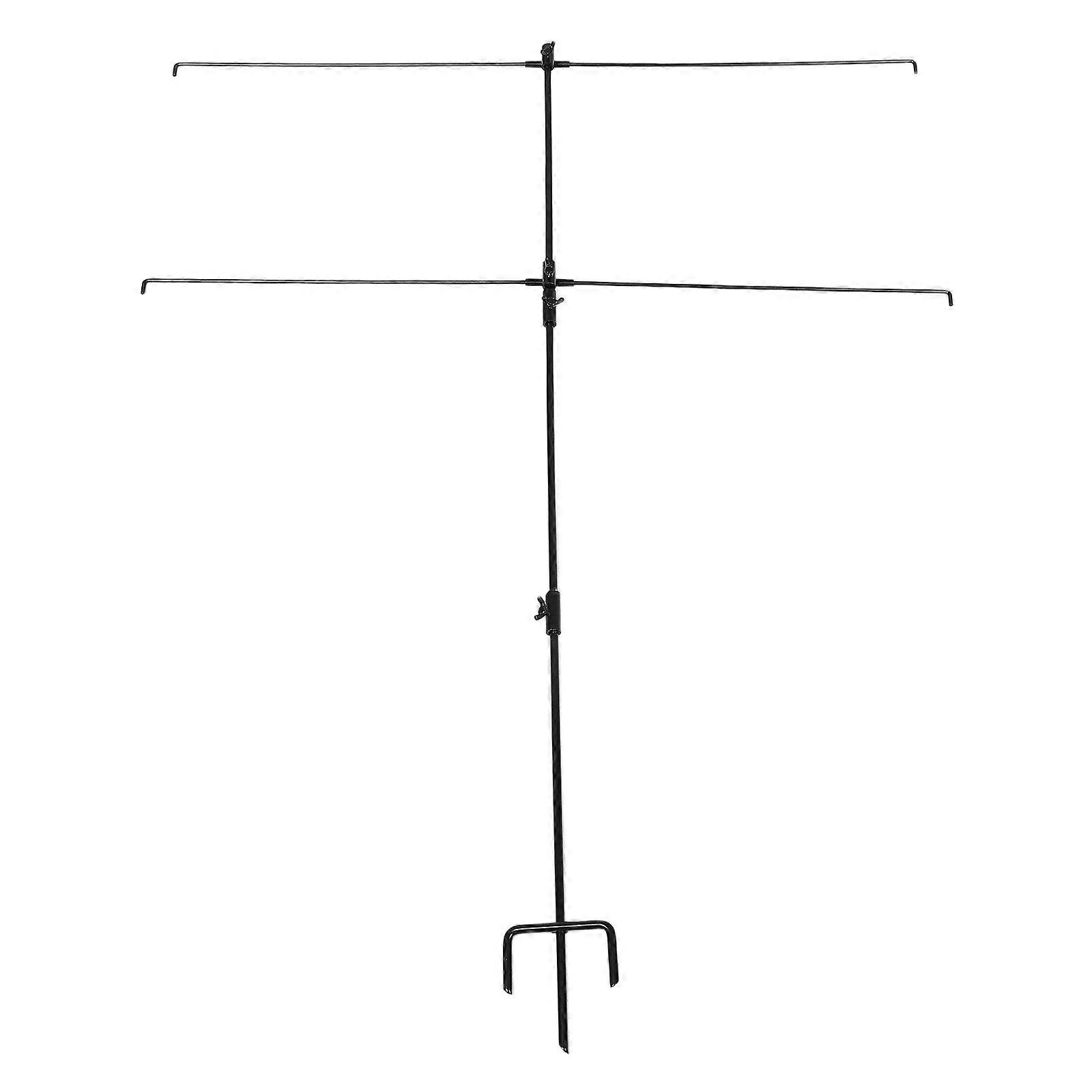 Durable Metal Target Stand Adjustable Paper Holder for Shooting Practice