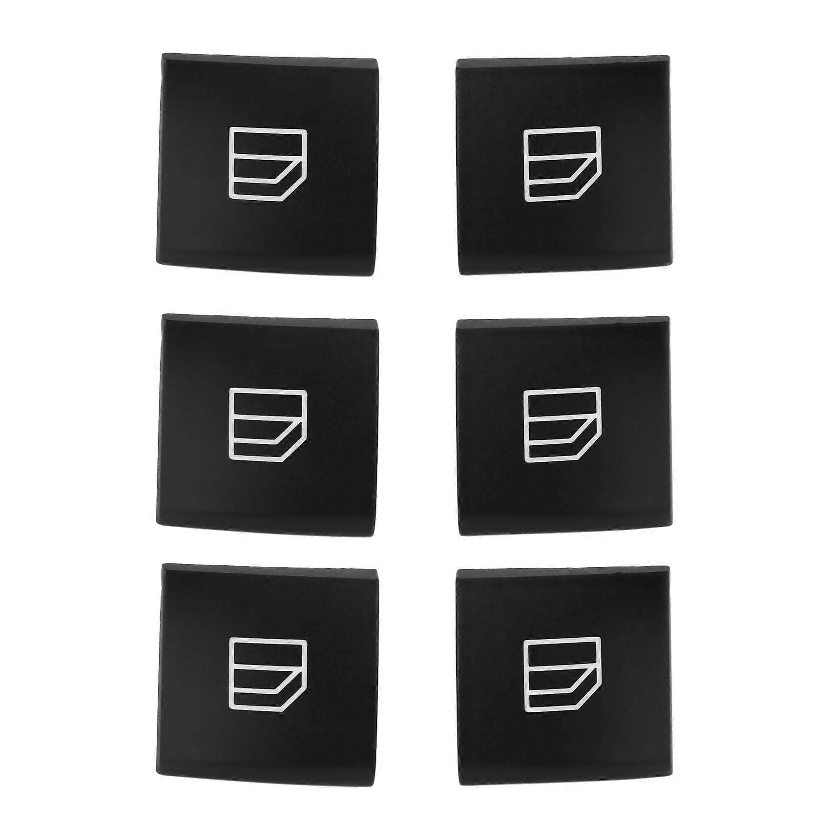 6X for Mercedes Benz A Ml Gl R Class W164 X164 W251 W245 W169 Window Switch Repair Button Cap Driver Window Control