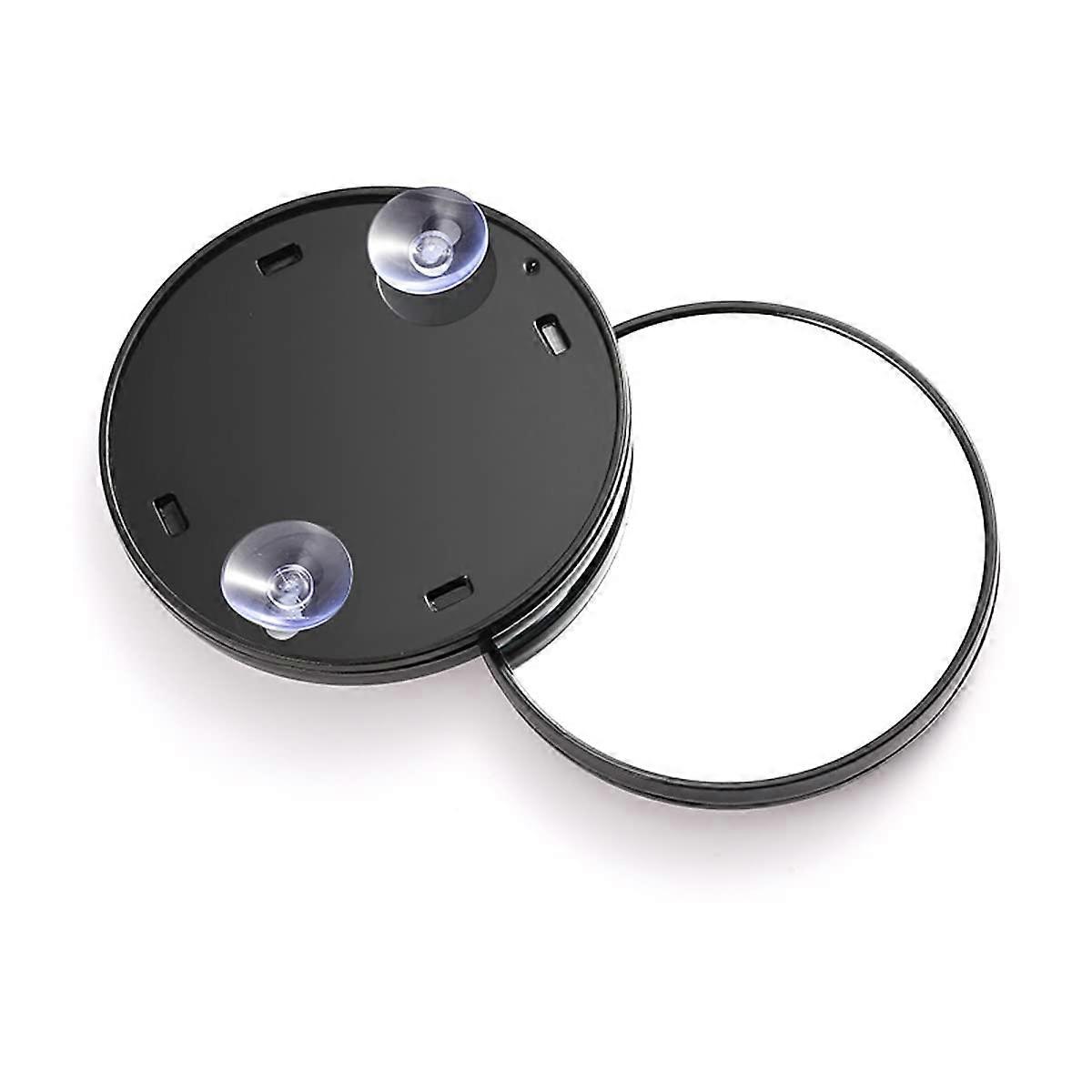 2 Pack Round 10X Magnifying Makeup Mirror with Suction Cup for Precise Travel Use