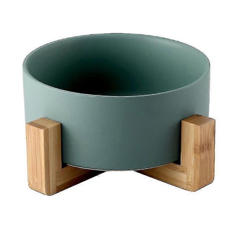 Ceramic, Wood Ceramic Bowl For Food Storage