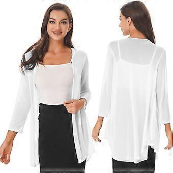 Womens Mesh Chiffon Open Front Cardigan Tops Cardigans Shawl Beachwear Cover Ups