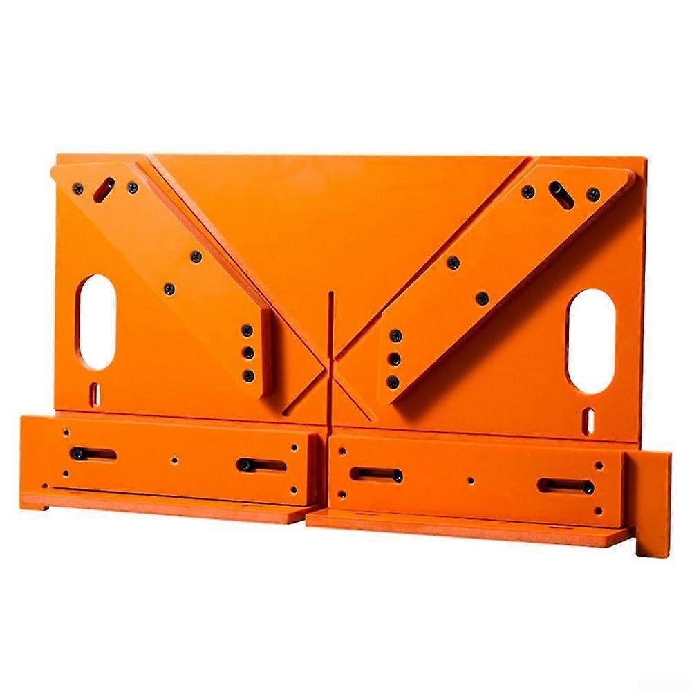 Table Saw Bottom Plate with 45 Degree Cutting Guide for Accurate Woodworking and Trim