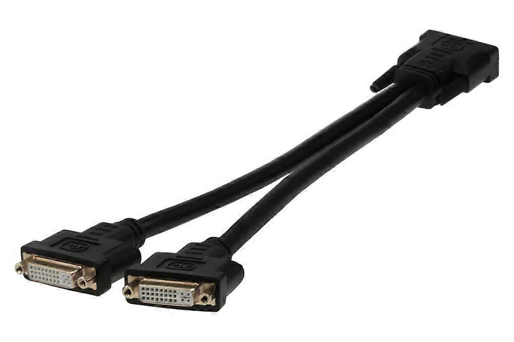 SF Cable DVI Digital Dual Link Y Cable (DVI-D M/ DVI-D F x 2)