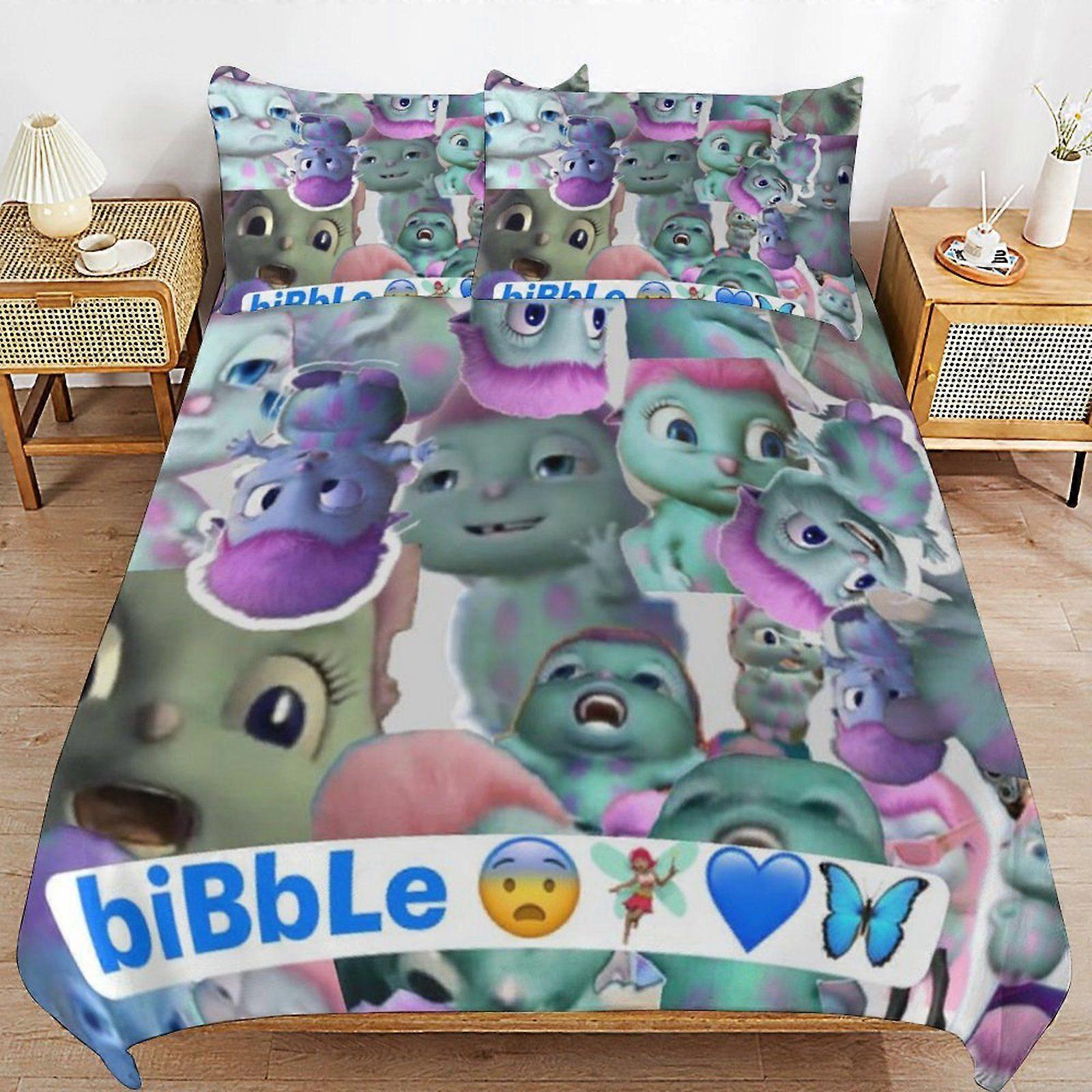 Bibble Quick Clean Structure Long Wear Fit Minimal Surface Duvet Cover Sets Practical Bedding