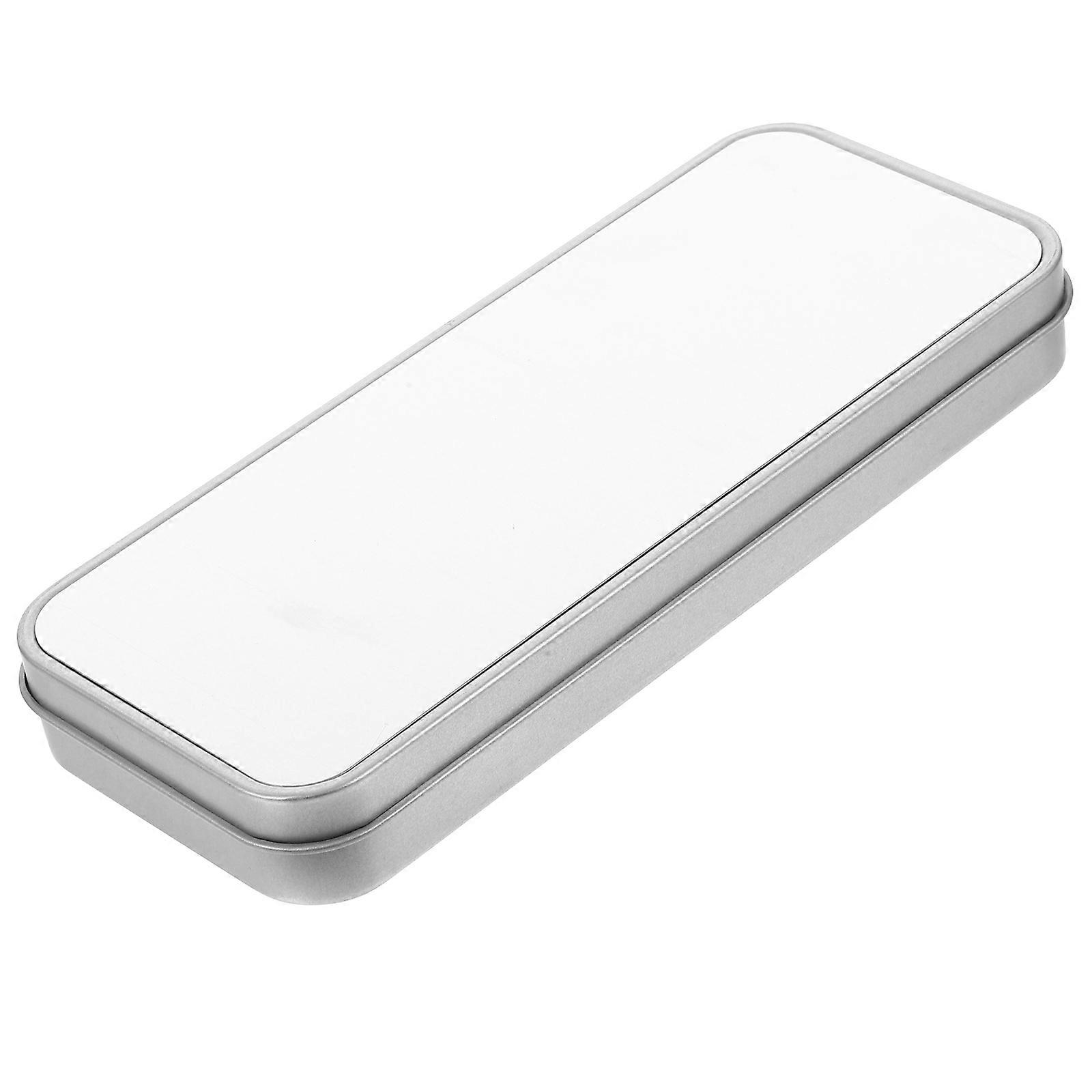 Metal Candy Box Sublimation Storage Box for Storage Silver Color