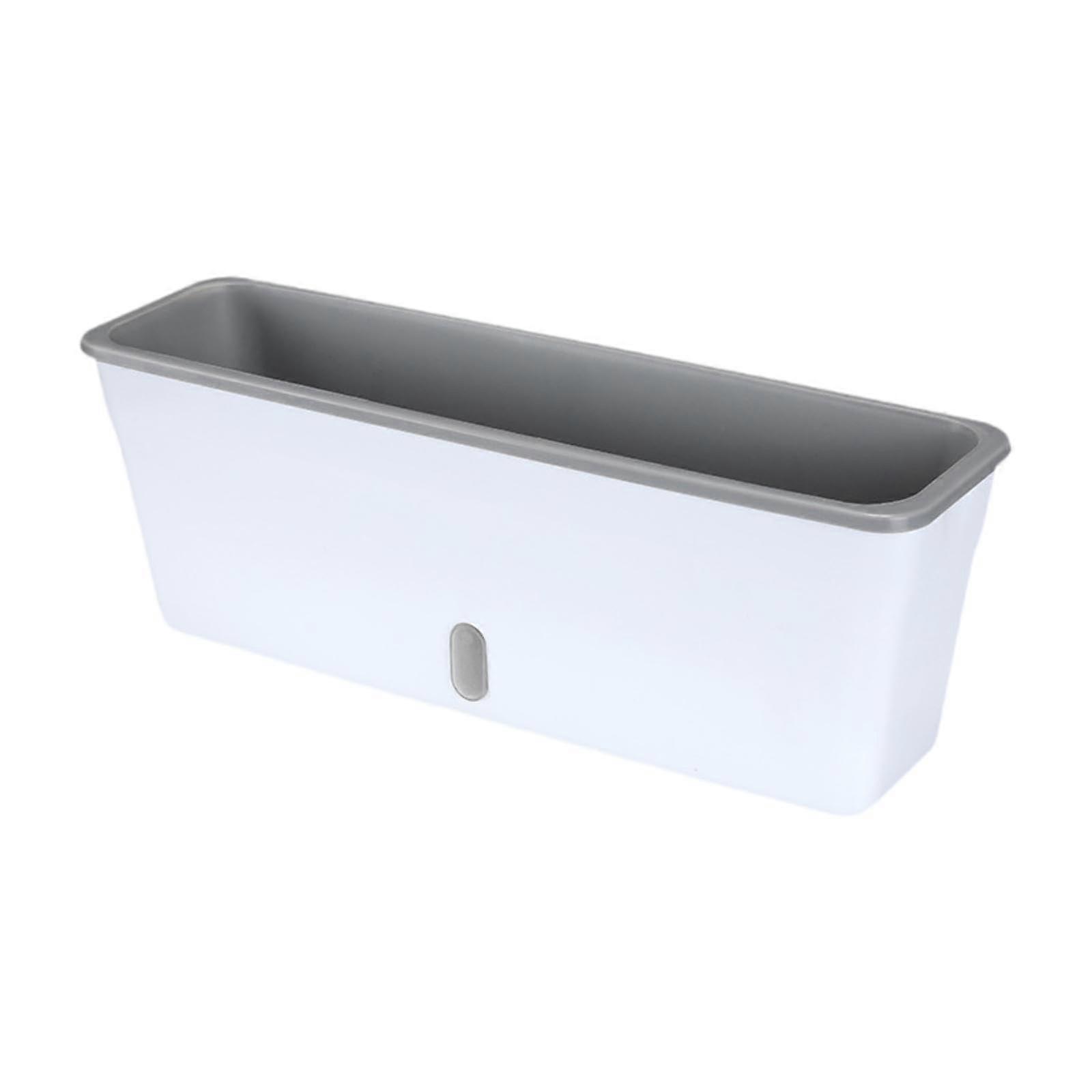 Rectangular Self Watering Planter Large Window Box for Indoor Outdoor Plants with Removable Pot