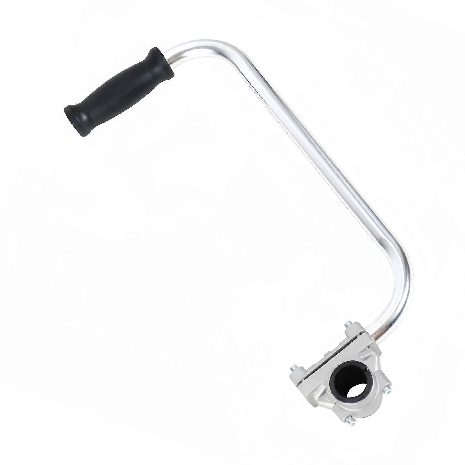 Adjustable Stainless Steel Lawn Mower and String Trimmer Handle with Ergonomic Upright Grip