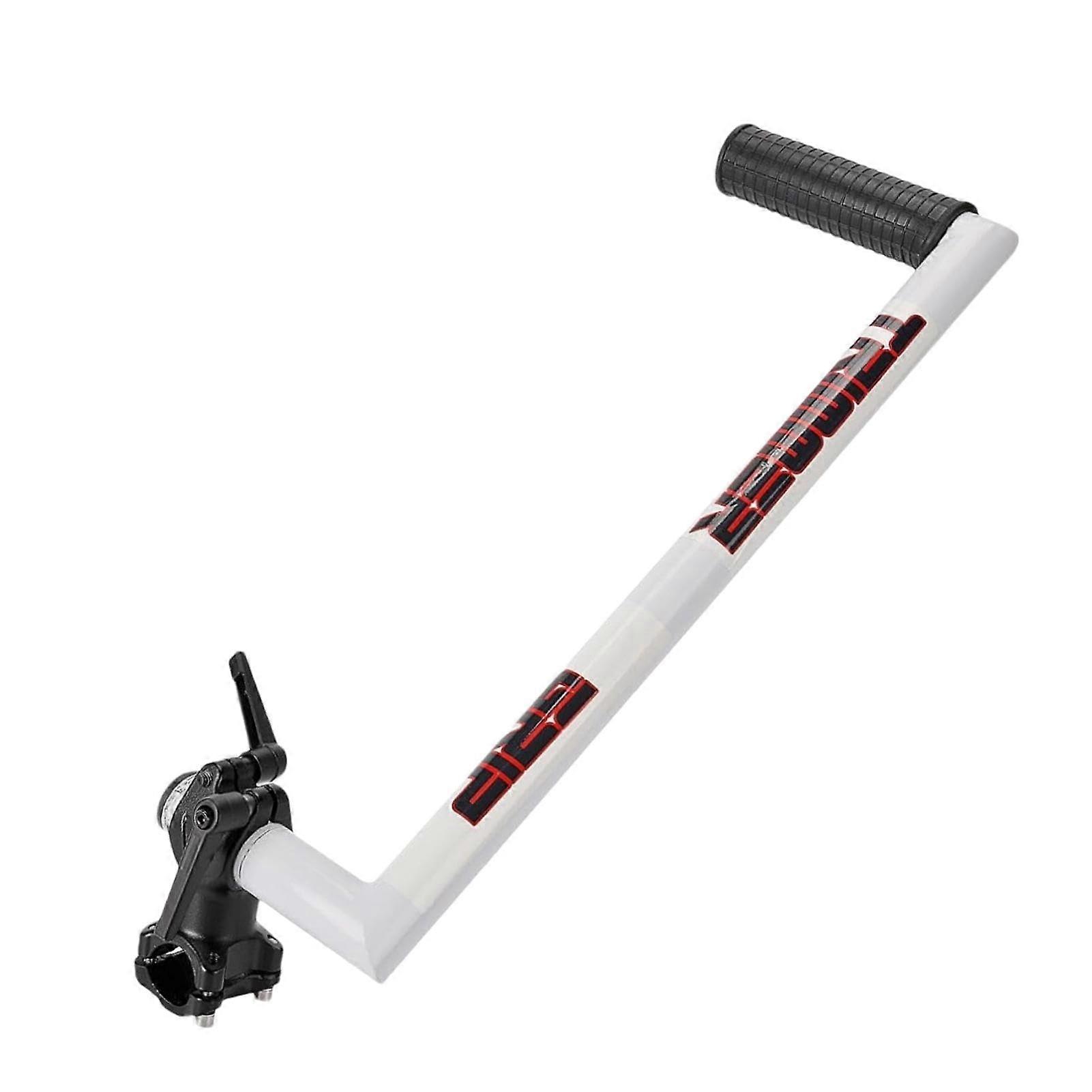 Ergonomic Lawn Mower Handle Extension with Adjustable Alloy Grip for Back Pressure Relief