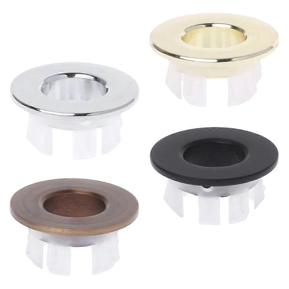 Bathroom Basin Covers Sink Overflow Trim Kitchen Sink Accessories 4Pcs