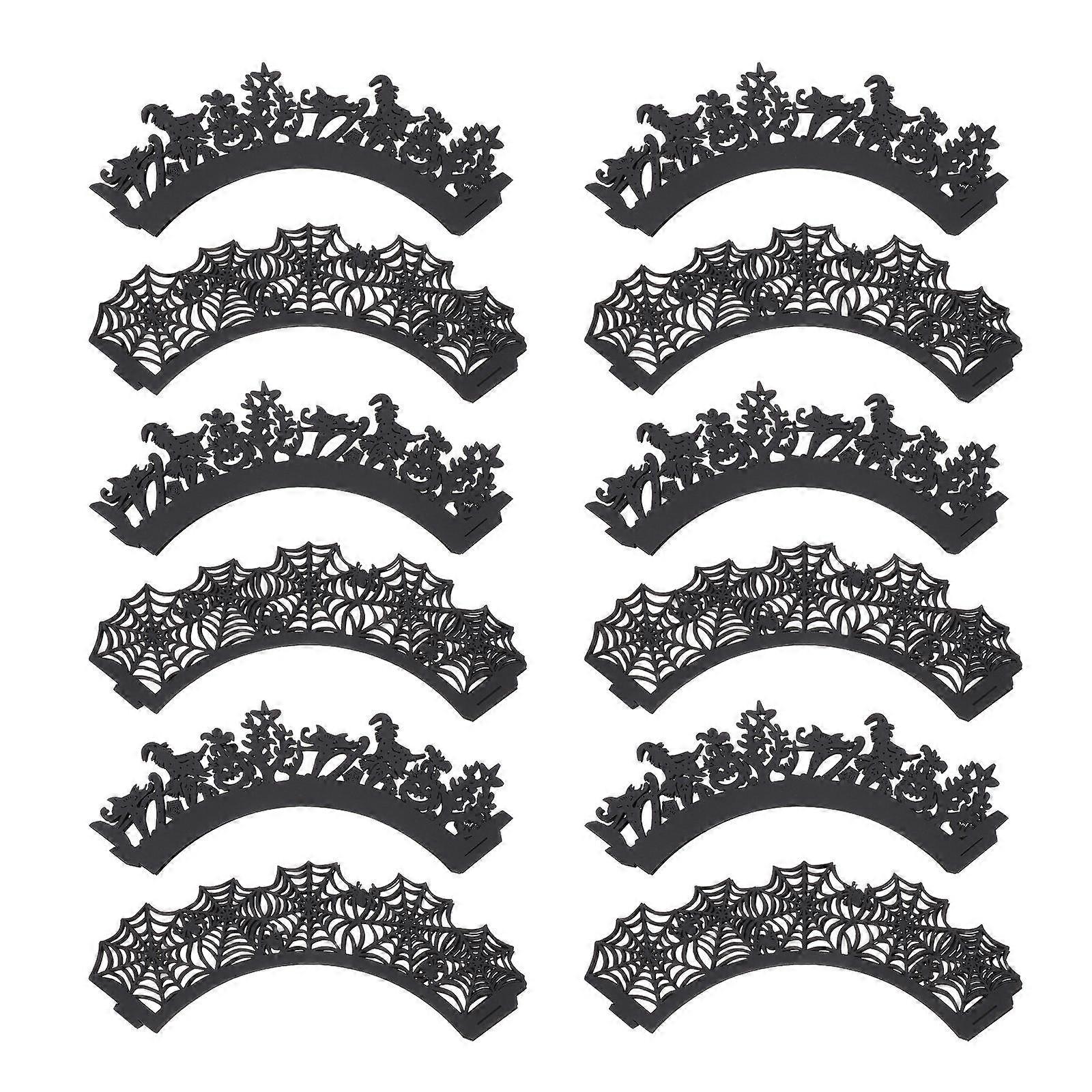 Halloween Cupcake Liners Paper Cupcake Decor for 50Pcs Wrappers