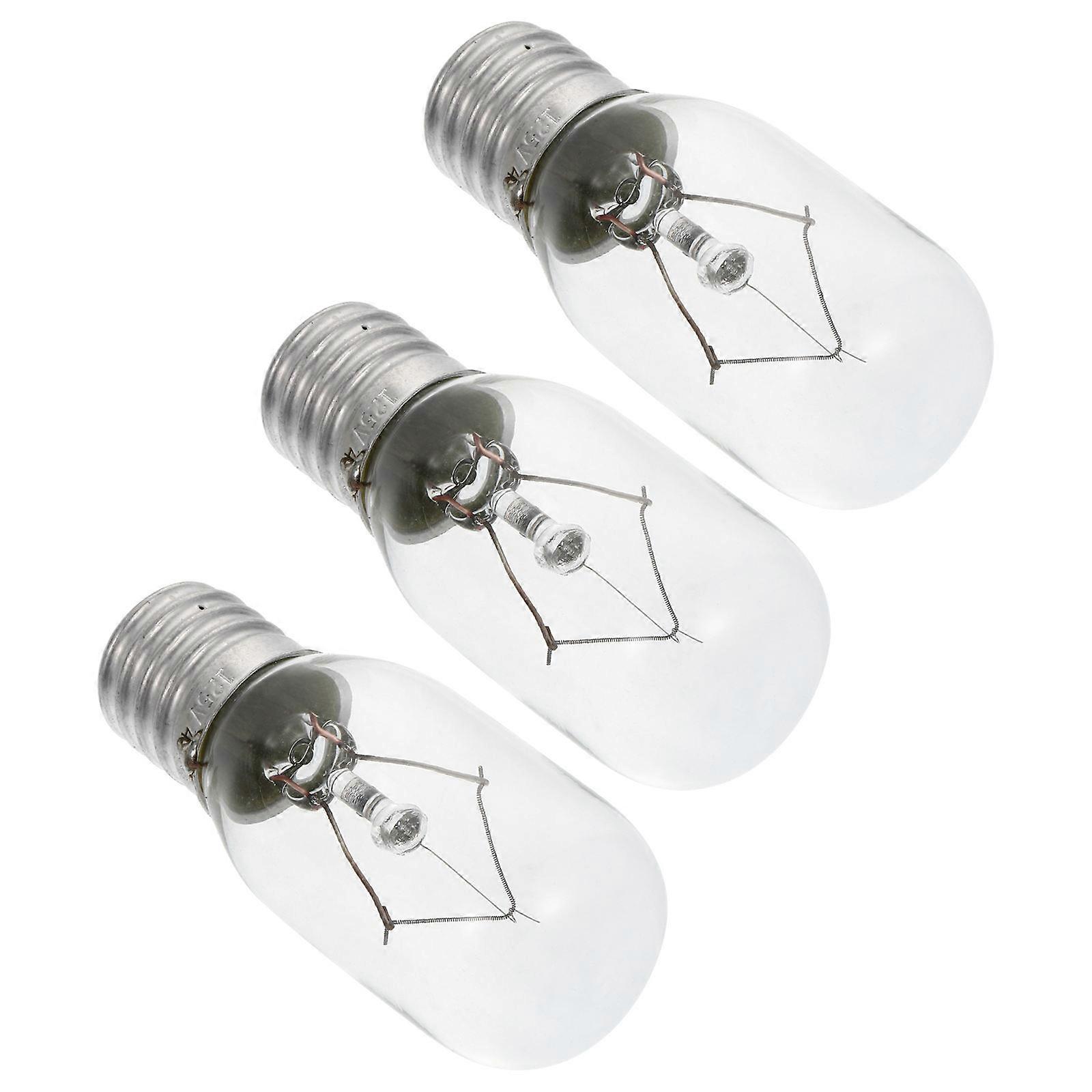 Heat-Resistant Microwave Lamp E17 for Use 3Pcs Set