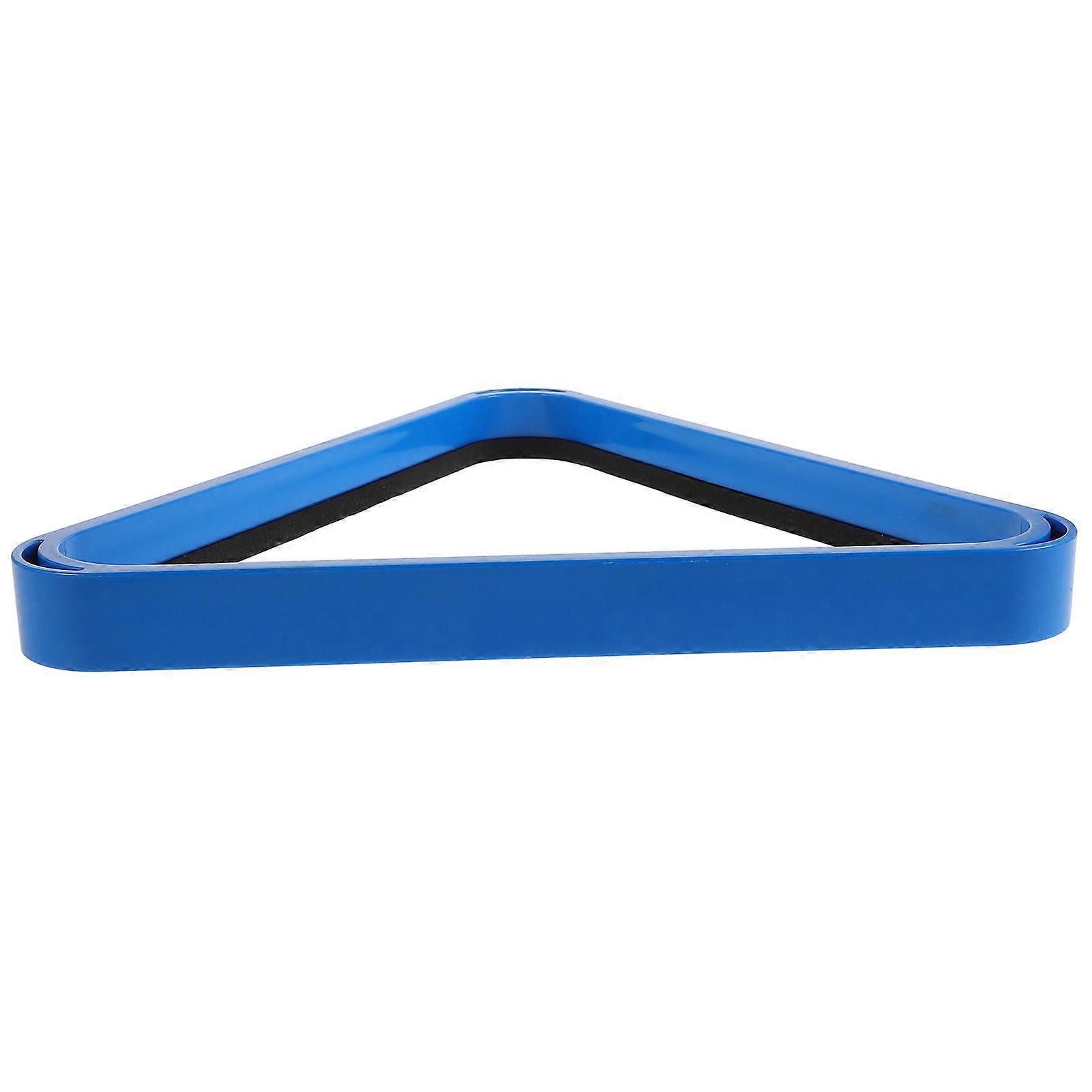Plastic Triangle Billiard Ball Rack for Pool Ball Holding Blue