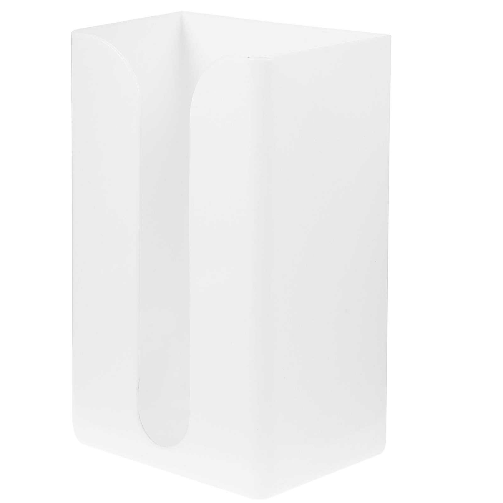 Tissue Box Punch-Free Wall Mount for Paper Towel Storage Container