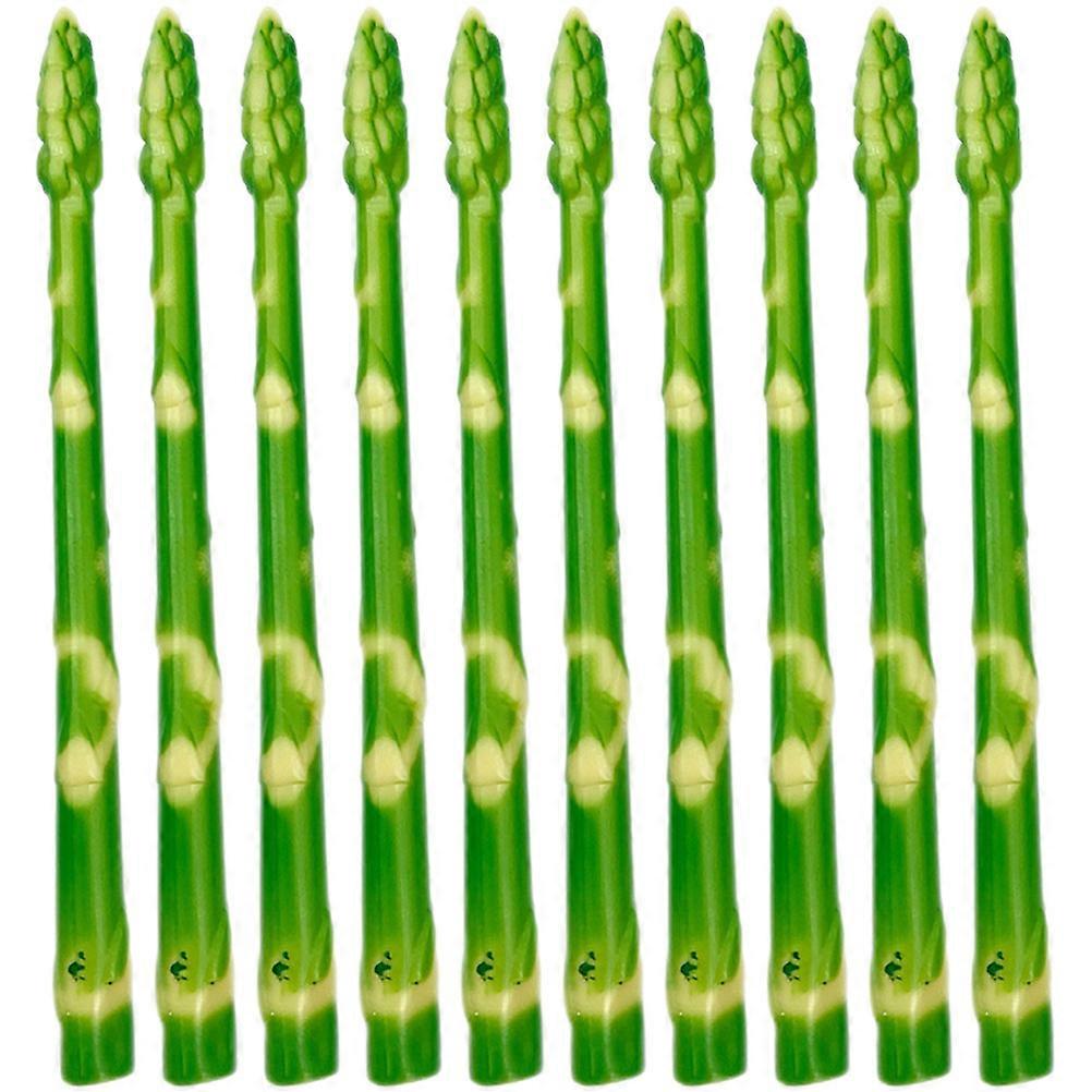 Artificial Asparagus Decor Prop for Rustic Home 10Pcs Included