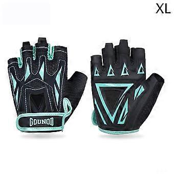GOUNOD GL002 1 Pair Anti Slip Workout Gloves Shock Absorption Fitness Half Finger Gloves
